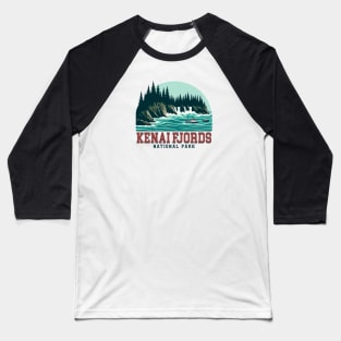 Kenai Fjords National Park Baseball T-Shirt